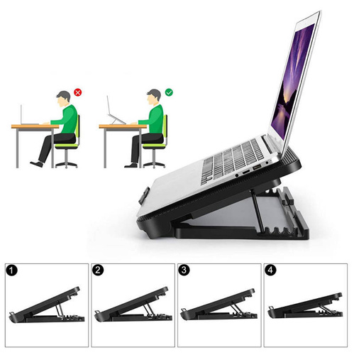 Podkładka chłodząca - podstawka pod laptopa 11-17'' | Dual 120mm | N99