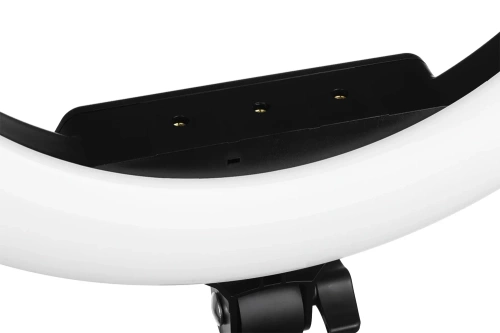 Lampa pierścieniowa z lusterkiem | Lampa pierścieniowa ze statywem | Zestaw z zasilaczem oraz ringiem 60W | M45-60W-B
