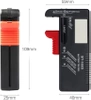 Cyfrowy woltomierz | Uniwersalny tester baterii i akumulatorków | | BT-168D-BLACK |Tester baterii