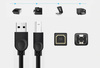 Kabel USB-A - USB-B do drukarki, skanera | 5 metra | UP-5-5M-Black