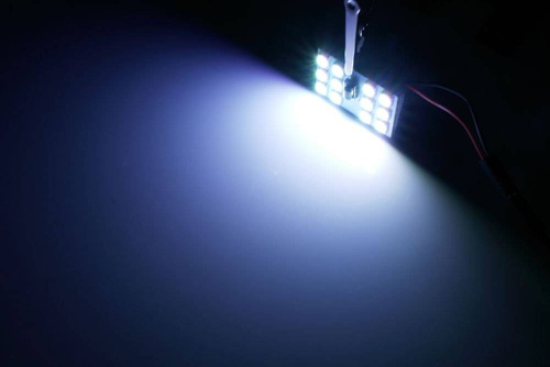 Zestaw paneli LED RGB | 2 panele LED 12 SMD 5050 RGB | Pilot do zdalnego sterowania kolorami | Adaptery C5W i W5W