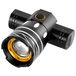 Przednia lampka rowerowa | dioda LED XM-L T6 CREE, 1500lm, 3 tryby świecenia, akumulator 2400mAh | BL085
