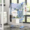Suszarka na pranie | Pionowa suszarka do ubrań | Poziomowa suszarka na pranie | TW-116-BLUE