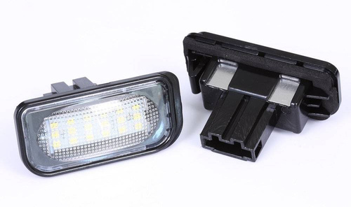 Podświetlenie tablicy rejestracyjnej LED Mercedes: C-klasa W203 Sedan, SL-klasa R230, CLK-Clasa A209 / C209 | LP006S28