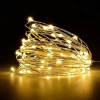 Girlanda solarna, lampa ogrodowa wbijana | 200 diod LED, 20m | biały ciepły | FLD-200LED-WW