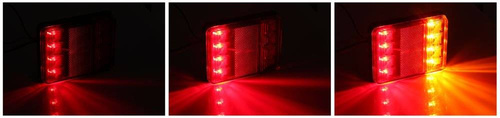 12V | PARA Kompletnych lamp LED tylnych do przyczep, naczep, maszyn rolniczych | homologacja E4