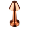 Bezprzewodowa lampka stołowa | Dotykowa lampka nocna z regulowaną barwą światła | Lampka USB | HJA12-COPPER