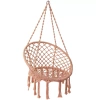 Fotel wiszący, krzesło brazylijskie, kosz, huśtawka, hamak | do 120 kg | DY-A003-BROWN