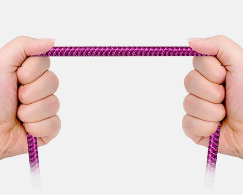 Micro USB 1M | Nylonowy kabel do telefonu Quick Charge 3.0 2A | C06