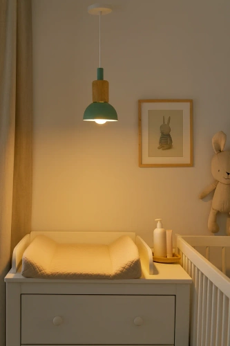 Lampa wisząca z zielonym kloszem i drewnem | Minimalistyczna  lampa w stylu skandynawskim z oprawą  E27 |  YG-XD002A-G