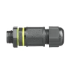 Hermetyczna mufa kablowa IP68 | Złącze śrubowe + szybkozłączka 3-pin 450V 17,5A do kabli 5–10 mm | M683-A