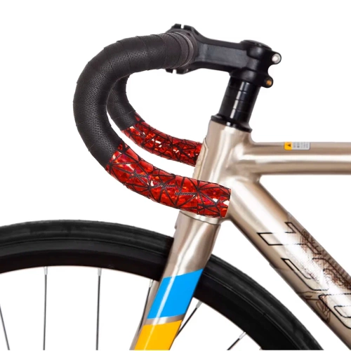 Antypoślizgowa taśma na kierownicę z odblaskiem | Owijka rowerowa EVA+PU 3,5mm Gravel | XKHBD-1-R