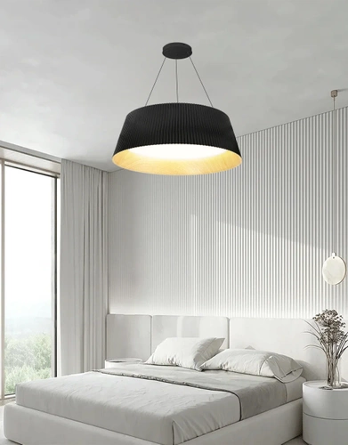 Nowoczesna lampa wisząca LED | Żyrandol z 1 punketm świetlnym | CDL-461-BLACK