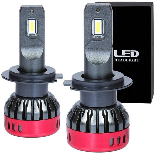 Zestaw żarówek LED H7 F6 CSP 100W 12V-24V
