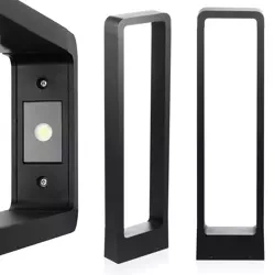 Nowoczesna lampa ogrodowa stojąca, słupek LED | Aluminium 60cm, IP54, 10W=1200lm | LLM-60CM
