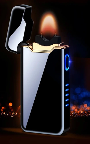 Nowoczesna zapalniczka plazmowa | Elektryczna zapalniczka ładowana przez USB | JL-818-BLACK