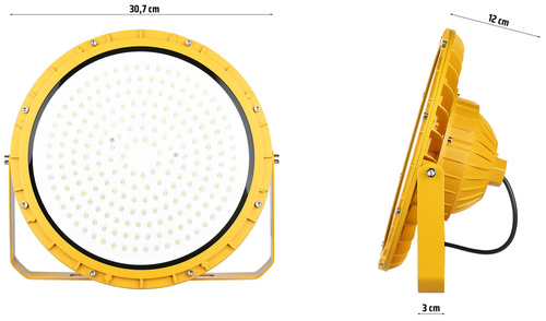 Naświetlacz przeciwwybuchowy | Halogen roboczy | LED 200W IP65 | AE-FL200W