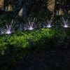 Ogrodowa lampa solarna LED fajerwerki | 84cm, 600mAh, 200 diod LED RGB | LFW-B200-Color