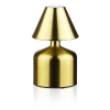 Lampka stołowa LED Grzybek | Bezprzewodowa lampka do hotelu, restauracji | Nocna lampka dotykowa | HJA42-GOLD