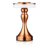 Lampa stołowa z wbudowanym akumulatorem | Lampa nocna z trzema barwami świecenia | Nastrojowa lampka do hotelu, restauracji | HJA14-A-COPPER