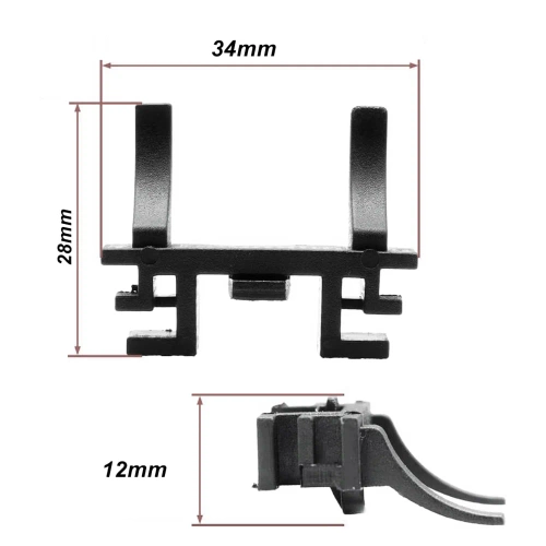 Adapter do mocowania żarówki LED lub żarnika HID | Fiat 500, Land Rover Freelander, Mercedes Benz Sprinter | TK-116