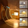 Lampka meblowa z czujnikiem ruchu | Bezprzewodowa lampka z czujnikiem zmierzchu | Magnetyczna lampka nocna z wbudowanym akumulatorem | C4765-WHITE
