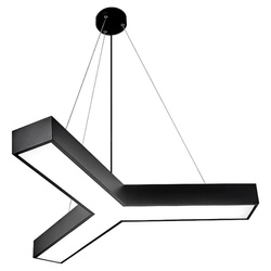Lampa wisząca LED 30W w kształcie Y | Nowoczesne oświetlenie sufitowe 4000K z regulacją wysokości LPL-001