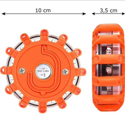 Lampa ostrzegawcza, flara błyskowa, kogut | LED-123