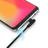 Micro-USB 1M | Kątowy kabel USB do ładowania telefonu | Quick Charge 3.0 2.4A | AM30