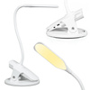 Lampka biurkowa LED z klipsem do blatu | USB | włącznik dotykowy | MT-812A
