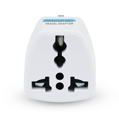 Uniwersalny adapter sieciowy, przejściówka podróżna z gniazd EU/USA/CN do gniazd UK | AD-UK03