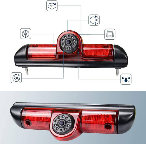 Dedykowana kamera cofania w lampie STOP | Pasująca do Fiat ducato, Citroen jumper, peugeot boxer