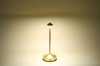 Lampa stołowa z wbudowanym akumulatorem | Lampa nocna z trzema barwami świecenia | Nastrojowa lampka do hotelu, restauracji | HJA32-BLACK