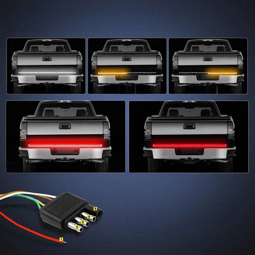 Trzecie światło STOP pod spoiler, na tył samochodu | LED | 150cm