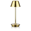 Lampa stołowa z wbudowanym akumulatorem | Lampa nocna z trzema barwami świecenia | Nastrojowa lampka do hotelu, restauracji | HJA15-GOLD