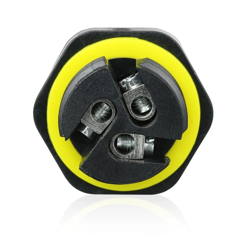 Hermetyczna mufa kablowa IP68 | Złącze śrubowe 3-pin 450V 17,5A do kabli 3–9 mm | M682-B