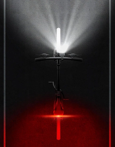 Zestaw lampek rowerowych USB LED przód + tył |  Wodoodporne oświetlenie rowerowe | BK-L325