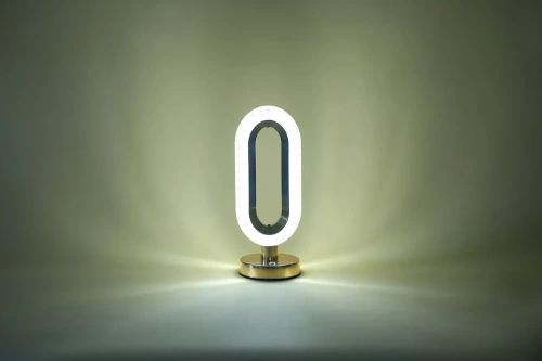 Nowoczesna lampka stołowa | Lampka LED z wbudowanym akumulatorem | Lampka nocna z dotykowym sterowaniem | FWD-C26-GOLD