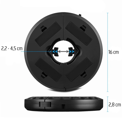 Lampa pod parasol ogrodowy ⌀22-45mm | 28 diod LED, 3 tryby świecenia, zasilanie 4x AA | LY-G003