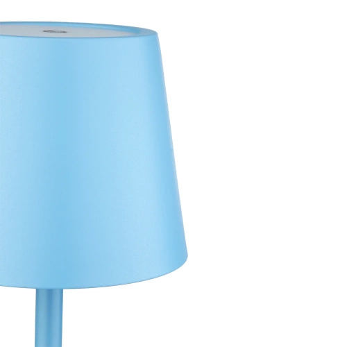 Lampka stołowa z wbudowanym akumulatorem | Dotykowa lampka nocna | HJA28-BLUE-1