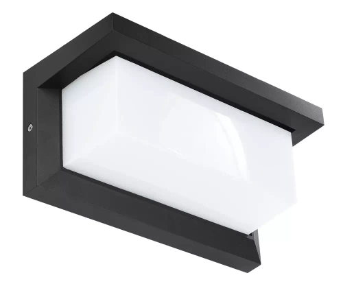 Lampa ogrodowa, kinkiet elewacyjny zewnętrzny LED | Zintegrowany czujnik ruchu i zmierzchu | 12W, 1200lm, IP65 | TYD-S18W-B