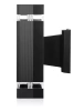 Lampa ogrodowa, kinkiet zewnętrzny elewacyjny | 2x E27, IP54 | BD-C227
