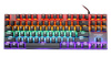 Gamingowa klawiatura mechaniczna z podświetleniem LED RGB, TKL, niebieskie przełączniki | T18