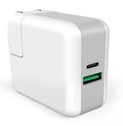 Ładowarka sieciowa Power Delivery 3.0 do Macbook | KP2U-PD-White