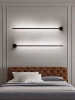 Nowoczesny kinkiet LED | 60cm 10W | Czarna, obrotowa lampa ścienna z regulacją | Lampa LED o barwie 4000K | YG-W002