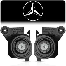 Led logo projektor montowany w lusterku bocznym | Hologram Mercedes GLS , GLE, G | Logo powitalne | ML-BM3