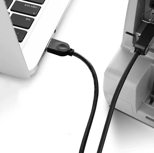 Kabel USB-A - USB-B do drukarki, skanera | 5 metra | UP-5-5M-Black
