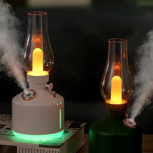 Nawilżacz powietrza LED | Ultradźwiękowy nawilżacz powietrza z funkcją lampki nocnej | LA-0621-GREEN