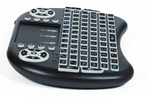 Podświetlania klawiatura bezprzewodowa z Touchpad | i8