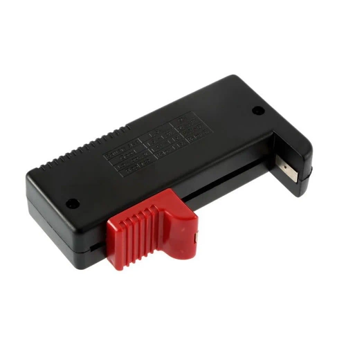 Tester baterii | Analogowy woltomierz | Uniwersalny tester baterii i akumulatorków | | BT-168-BLACK